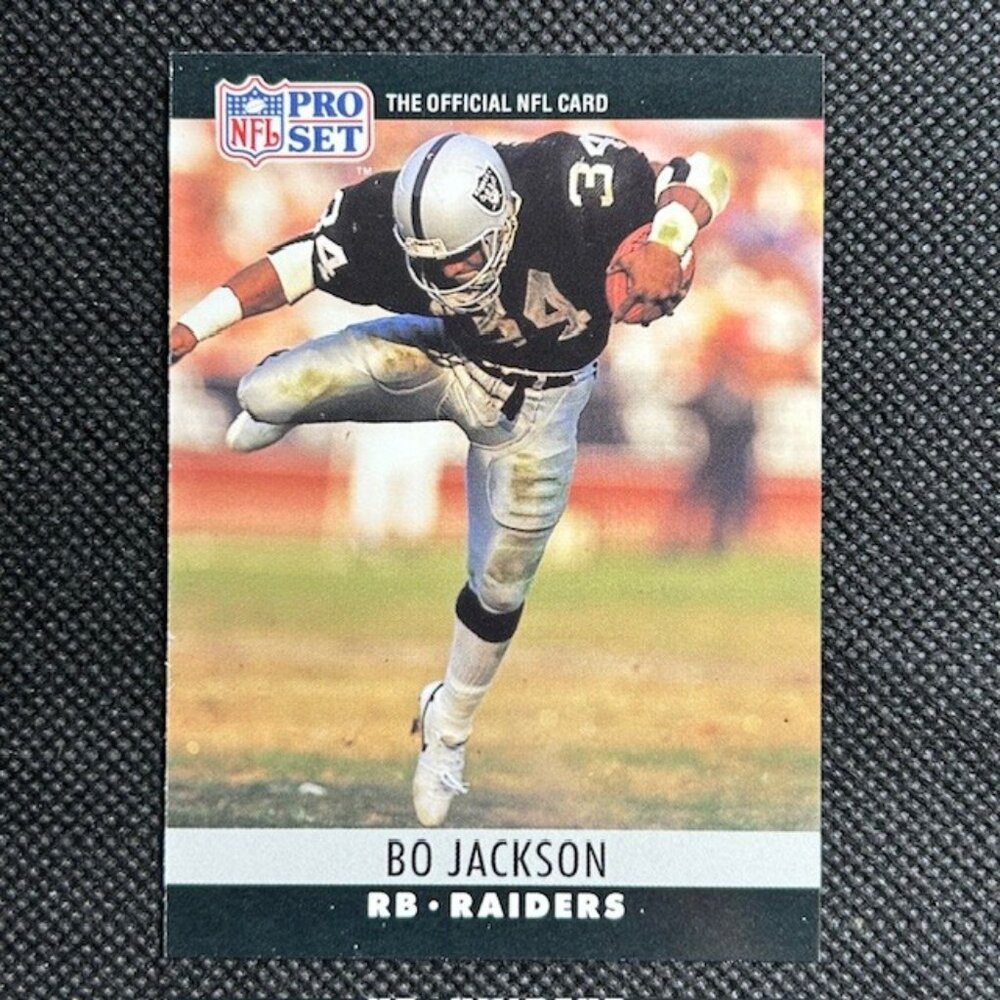 1990 NFL Pro Set Bo Jackson Los Angeles Oakland Raiders #155
